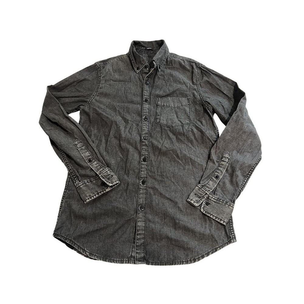 Denham The Jeanmaker Button Down Shirt in Grey